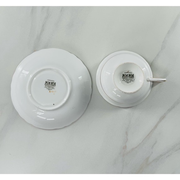 PARAGON Lilac Purple Pink Teacup & Saucer - Picture 3 of 9